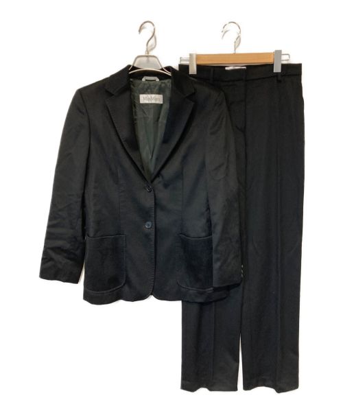 MaxMara（マックスマーラ）MaxMara (マックスマーラ) セットアップスーツ ブラック サイズ:SIZE 42の古着・服飾アイテム