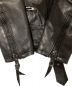 中古・古着 Schott (ショット) レザーライダースジャケット ブラック サイズ:SIZE 12(キッズ)：6800円