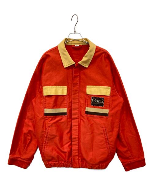 GUCCI（グッチ）GUCCI (グッチ) Orgasmique jacketジャケット オレンジ サイズ:46の古着・服飾アイテム