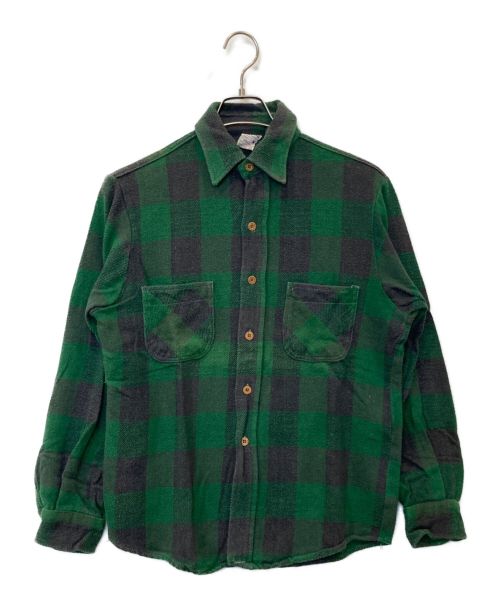 big mac（ビッグマック）big mac (ビッグマック) ブロックチェックシャツ グリーン サイズ:Sの古着・服飾アイテム