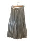 UNITED TOKYO (ユナイテッドトウキョウ) ホイルプリントプリーツスカート シルバー サイズ:1：4800円