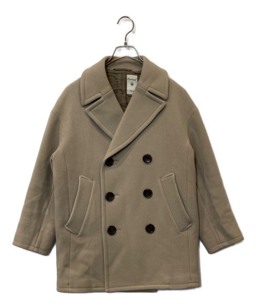 ORCIVAL（オーシバル）ORCIVAL (オーシバル) GEELONG LAMB'S MELTON P-COAT ブラウンの古着・服飾アイテム
