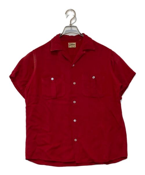 Hilton（ヒルトン）Hilton (ヒルトン) 【古着】ボウリングシャツ レッド サイズ:15－M－151/2の古着・服飾アイテム