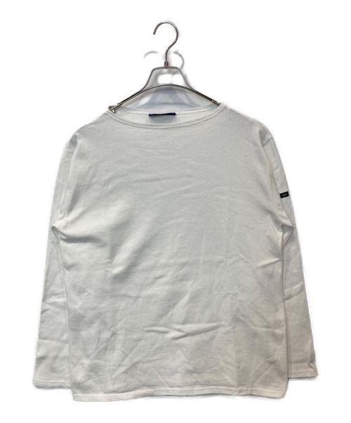 SAINT JAMES（セントジェームス）SAINT JAMES (セントジェームス) バスクシャツ ホワイト サイズ:44‐46の古着・服飾アイテム