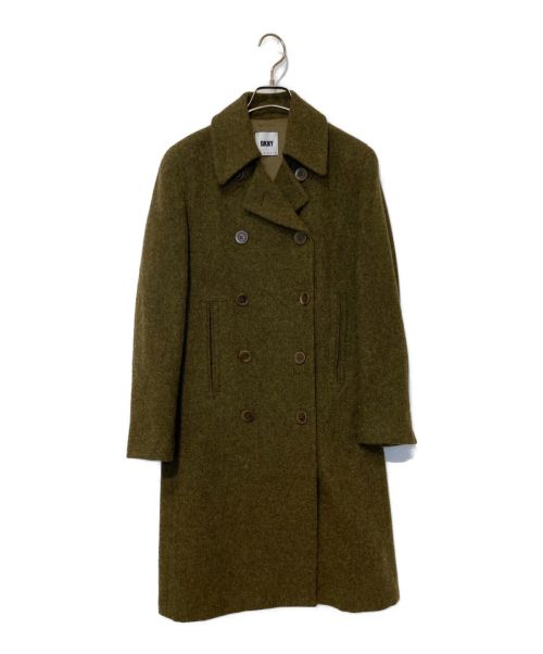 DKNY（ダナキャランニューヨーク）DKNY (ダナキャランニューヨーク) ウールコート グリーン サイズ:表記なしの古着・服飾アイテム