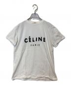 CELINEセリーヌ）の古着「ペインティングロゴTシャツ」｜ホワイト
