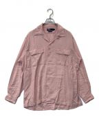 POLO RALPH LAURENポロ・ラルフローレン）の古着「レーヨンオープンカラーシャツ」｜ピンク