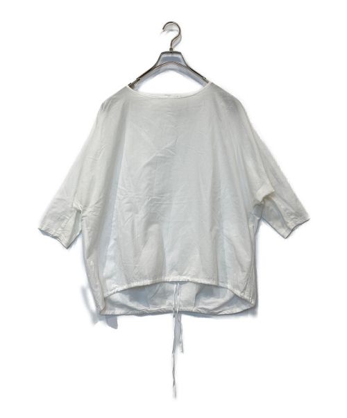 BEARDSLEY（ビアズリー）BEARDSLEY (ビアズリー) 袖下ジャージーシャツTシャツ ホワイト サイズ:Fの古着・服飾アイテム