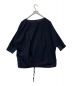 BEARDSLEY (ビアズリー) 袖下ジャージーシャツTシャツ ネイビー サイズ:F：4480円