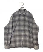 COOTIE PRODUCTIONSクーティープロダクツ）の古着「Ombre Check L/S Shirt/長袖シャツ」｜グレー