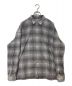 COOTIE PRODUCTIONS（クーティープロダクツ）の古着「Ombre Check L/S Shirt/長袖シャツ」｜グレー