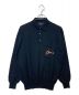 LONGCHAMP（ロンシャン）の古着「【古着】ニットポロシャツ」｜ブラック