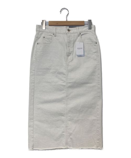 IENA（イエナ）IENA (イエナ) デニムタイトスカート ホワイト サイズ:38 未使用品の古着・服飾アイテム