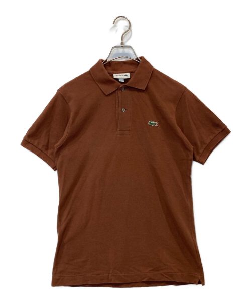 LACOSTE（ラコステ）LACOSTE (ラコステ) ポロシャツ ブラウン サイズ:XSの古着・服飾アイテム