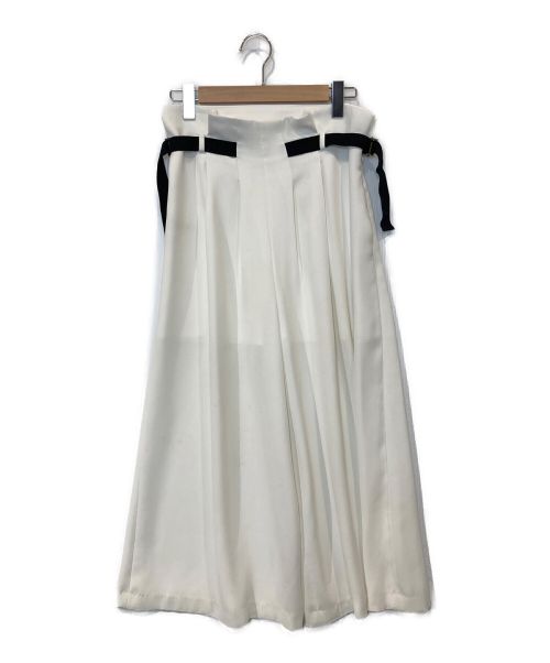 Luftrobe（ルフトローブ）Luftrobe (ルフトローブ) ワイドパンツ ホワイト サイズ:38の古着・服飾アイテム