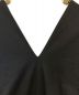 中古・古着 Spick and Span (スピックアンドスパン) クリアジャージーサイドギャザードレス ブラック サイズ:36：5800円