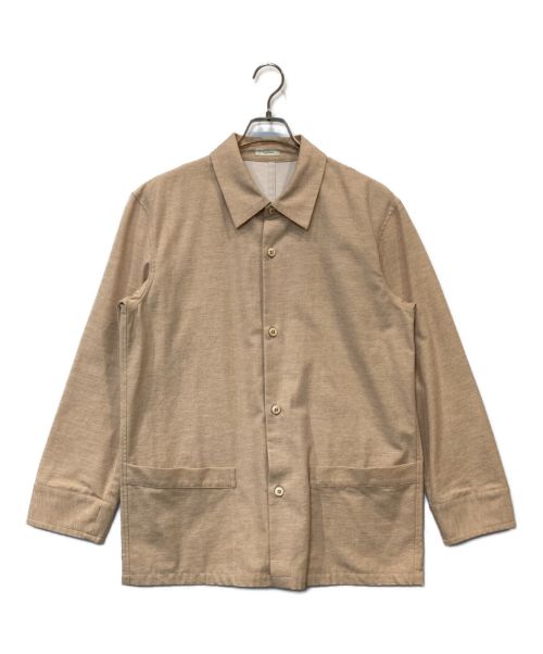 THE HINOKI（ザ ヒノキ）THE HINOKI (ザ ヒノキ) オーガニックコットンドリルシャツジャケット ベージュ サイズ:Lの古着・服飾アイテム