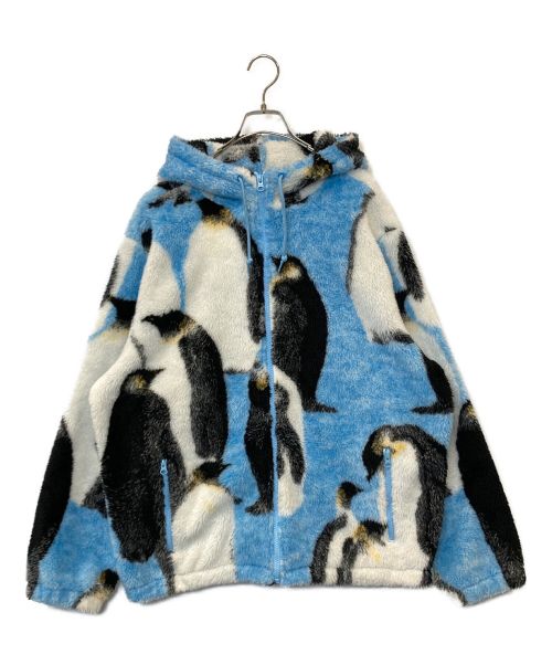 SUPREME（シュプリーム）SUPREME (シュプリーム) Penguins Hooded Fleece Jacket ブルー サイズ: XLの古着・服飾アイテム