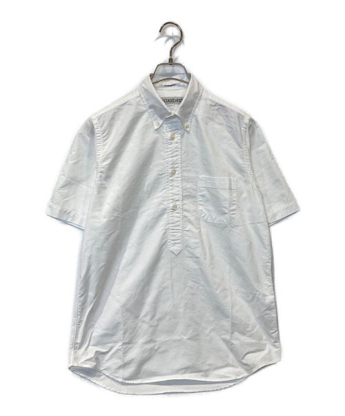 INDIVIDUALIZED SHIRTS（インディビジュアライズドシャツ）INDIVIDUALIZED SHIRTS (インディビジュアライズドシャツ) 半袖シャツ ホワイト サイズ:14 1/2の古着・服飾アイテム