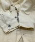 中古・古着 Old SUmmer (オールド サマー) 刺繍デニムジャケット アイボリー サイズ:L：4800円