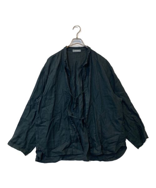 confect（コンフェクト）confect (コンフェクト) リネンアムンゼンスモックシャツ ブラック サイズ:3の古着・服飾アイテム