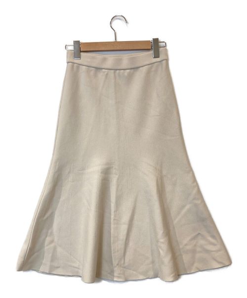 Noble（ノーブル）Noble (ノーブル) ミラノリブマーメイドニットスカート アイボリー サイズ:表記なしの古着・服飾アイテム