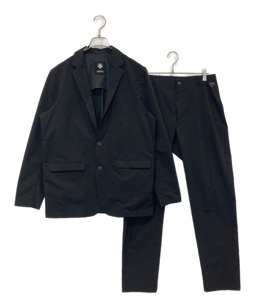 DESCENTE（デサント）DESCENTE (デサント) テーラードジャケット / テーラードパンツセット ブラック サイズ:Mの古着・服飾アイテム
