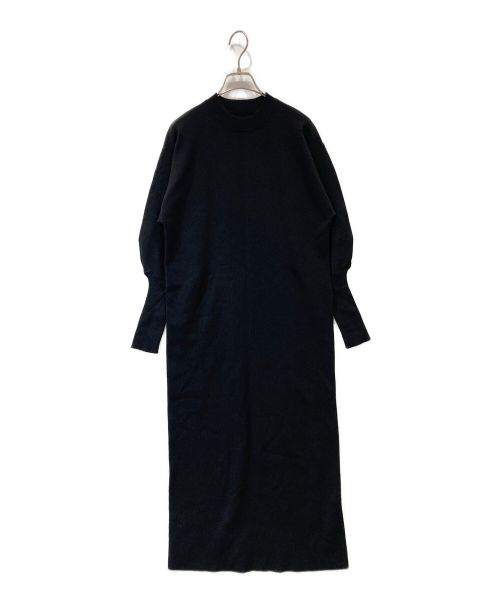 Loungedress（ラウンジドレス）Loungedress (ラウンジドレス) パフロングニットワンピース ブラック サイズ:FREEの古着・服飾アイテム