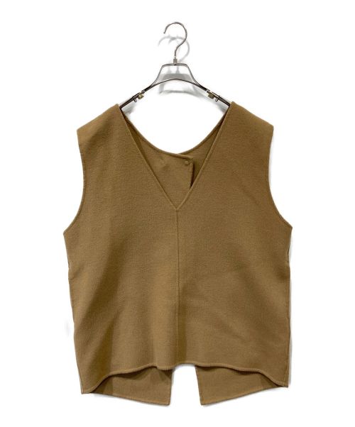 na.e（ナエ）na.e (ナエ) Reversible Wool Vest ブラウン サイズ:表記なしの古着・服飾アイテム