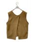 na.e (ナエ) Reversible Wool Vest ブラウン サイズ:表記なし：14800円