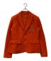 RALPH LAUREN（ラルフローレン）の古着「ウール刺繍テーラードジャケット」｜オレンジ