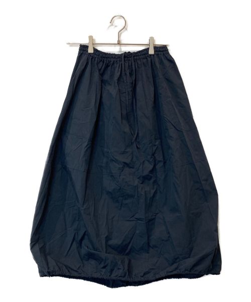 Demi-Luxe Beams（デミルクス ビームス）Demi-Luxe BEAMS (デミルクス ビームス) コットンナイロン バルーンスカート ネイビー サイズ:FREEの古着・服飾アイテム