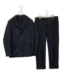 RING JACKET（リングジャケット）の古着「チェック柄セットアップスーツ」｜グレー