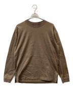 LOOPEルーペ）の古着「RELAX FIT LONG SLEEVE T a」｜カーキ