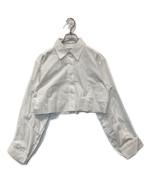 PERVERZE（パーバーズ）PERVERZE (パーバーズ) クロップドシャツ ホワイト サイズ:FREEの古着・服飾アイテム