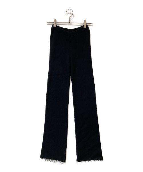 PERVERZE（パーバーズ）PERVERZE (パーバーズ) Cotton Rib Line Pants ブラック サイズ:FREEの古着・服飾アイテム