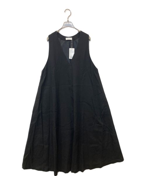 KAGURE（カグレ）KAGURE (カグレ) Aラインジャンパースカート ブラック サイズ:FREE 未使用品の古着・服飾アイテム