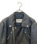 中古・古着 PERVERZE (パーバーズ) ライダースジャケット ブラック サイズ:F：23800円