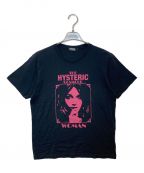 Hysteric Glamourヒステリックグラマー）の古着「プリントTシャツ」｜ブラック×ピンク