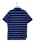 POLO BY RALPH LAUREN (ポロ バイ ラルフローレン) ボーダーポロシャツ ブルー×ホワイト サイズ:L：3980円