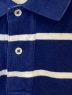 中古・古着 POLO BY RALPH LAUREN (ポロ バイ ラルフローレン) ボーダーポロシャツ ブルー×ホワイト サイズ:L：3980円