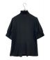 NARA CAMICIE (ナラカミーチェ) スタンドフリル半袖ブラウス ブラック サイズ:2：5000円