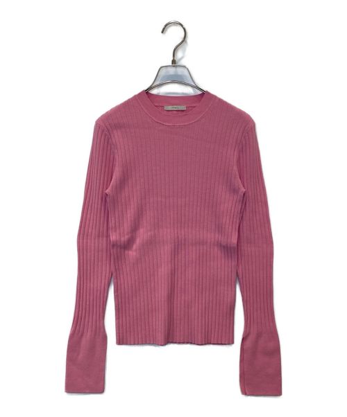 LE PHIL（ル フィル）LE PHIL (ル フィル) ファインライトニット ピンク サイズ:FREEの古着・服飾アイテム