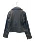 HARE (ハレ) ダブルライダースジャケット ブラック サイズ:S：3980円