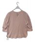 INDIVI (インディヴィ) バックシャン デザインシャツ ピンク サイズ:38 未使用品：3980円