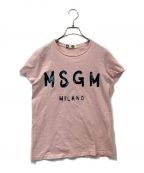 MSGMエムエスジーエム）の古着「プリントTシャツ」｜ピンク