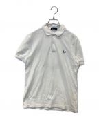 FRED PERRYフレッドペリー）の古着「Embroidered Back Laurel Polo」｜ホワイト