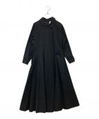 foufouフーフー）の古着「THE DRESS #34  round collar flare dress」｜ブラック