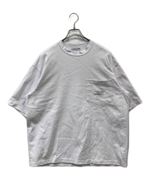 CAHLUMN（カウラム）CAHLUMN (カウラム) ポケットTシャツ ホワイト サイズ:Sの古着・服飾アイテム