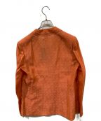 LEONARD FASHIONレオナールファッション）の古着「ロゴプリントシアージャケット」｜オレンジ